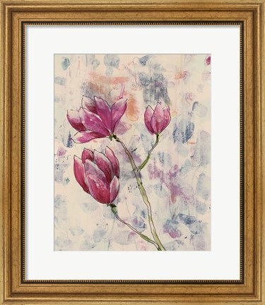 Framed Rosa Blume II Print