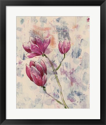 Framed Rosa Blume II Print