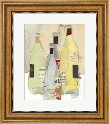 Framed Wines &amp; Spirits I Print