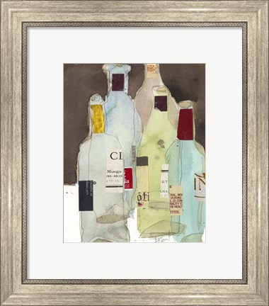 Framed Wines &amp; Spirits III Print