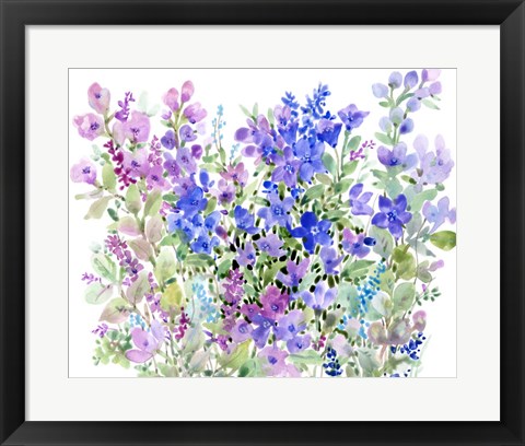 Framed Floral Fragrance I Print