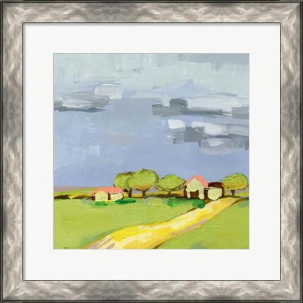 Framed Lay of the Land II Print