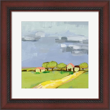 Framed Lay of the Land II Print