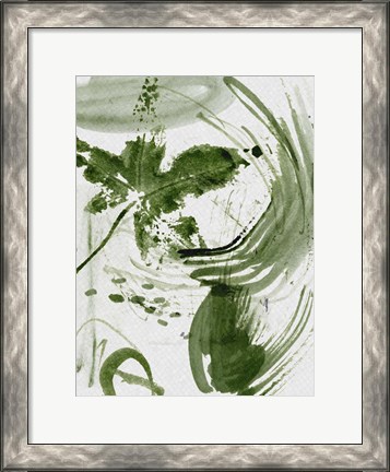Framed Shades of Forest II Print