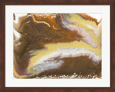 Framed Liquid Earth VII Print
