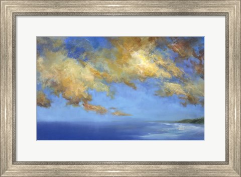 Framed Golden Cloudscape Print