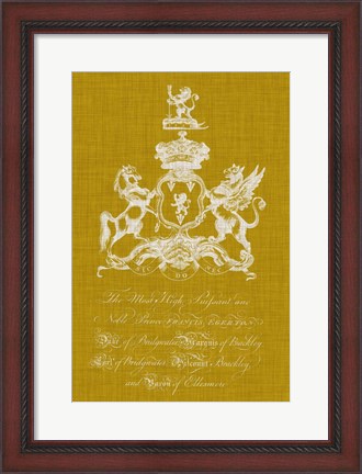 Framed Heraldry Pop IV Print