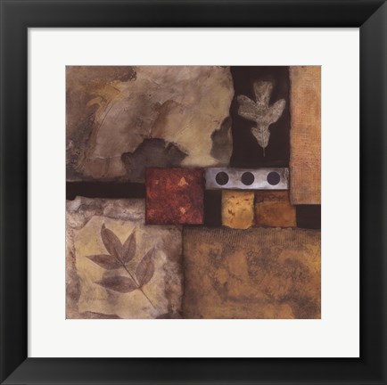 Framed Autumn Abstract I Print