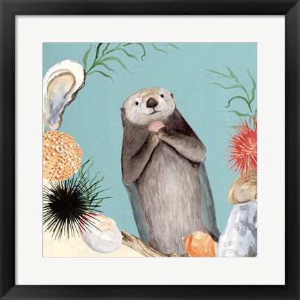 Framed Otter&#39;s Paradise II Print