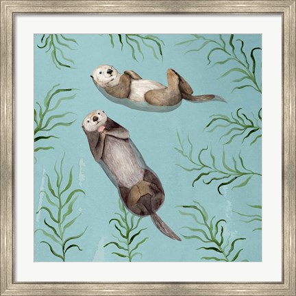 Framed Otter&#39;s Paradise IV Print