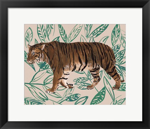 Framed Tigre de Siberie II Print
