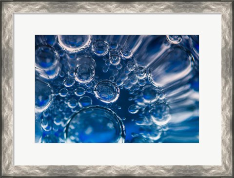 Framed Frozen Bubbles 2 Print