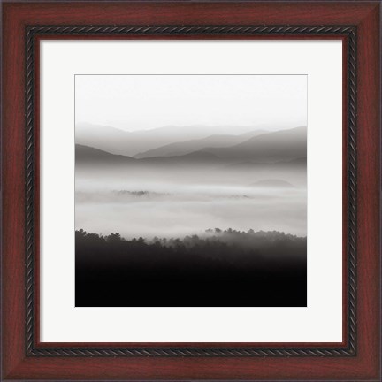 Framed Still Morning Smoky Mountains Print