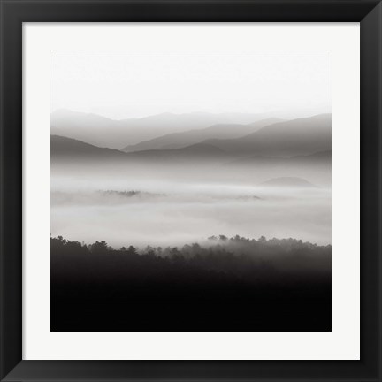 Framed Still Morning Smoky Mountains Print