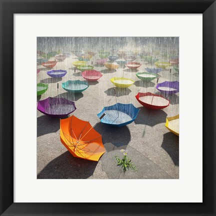 Framed Downpour Print