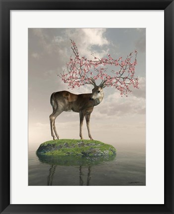 Framed Guardian of Spring Print