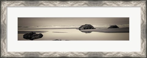 Framed Beach Rocks No. 4 Print