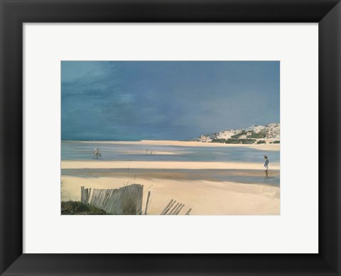 Framed Obidos Lagoon Print