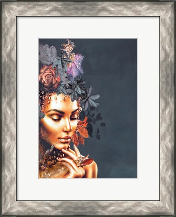 Framed Gold Couture 1 Print