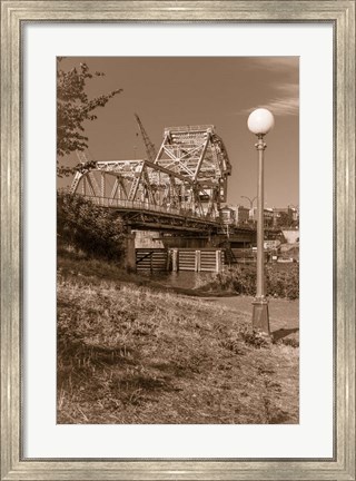 Framed Johnson Street Bridge (Victoria) Print