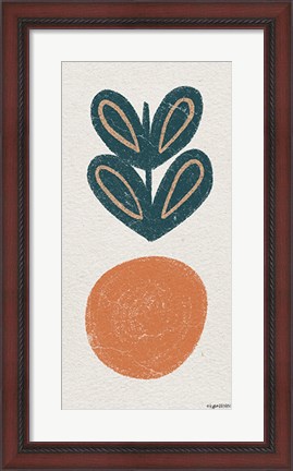 Framed Retro Orange Print