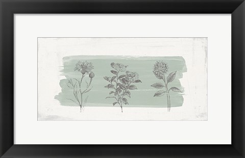 Framed Three Flowers Print