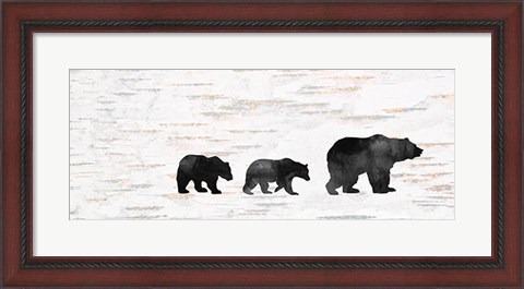 Framed Bear Family Print