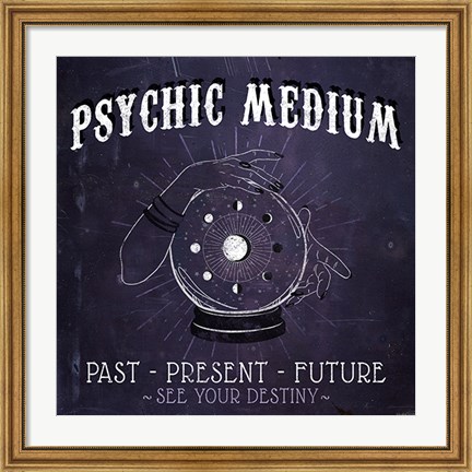 Framed Psychic Medium Print