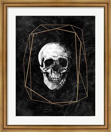 Framed Cosmic Skull Print
