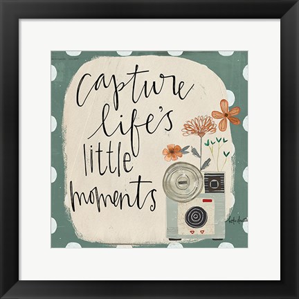 Framed Capture Life&#39;s Little Moments Print
