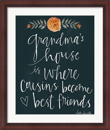 Framed Grandma&#39;s House Print
