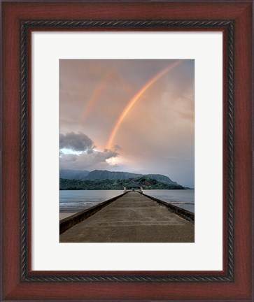 Framed Rainbow Pier III Print