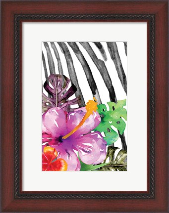 Framed Tropical Jungle II Print