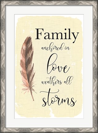 Framed Family Anchored Print
