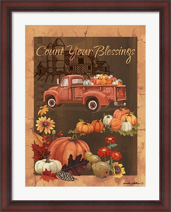 Framed Count Your Blessings VI Print