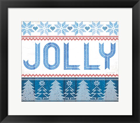 Framed Jolly Print