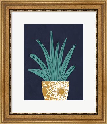 Framed Cactus I Print