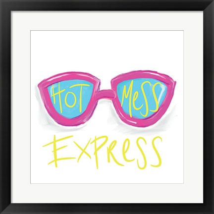 Framed Hot Mess Express Print