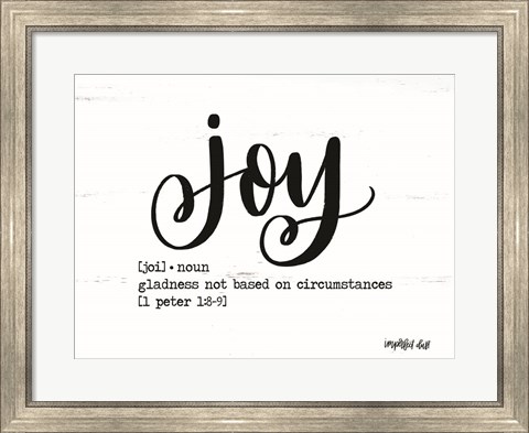 Framed Joy Print