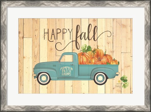 Framed Happy Fall Print