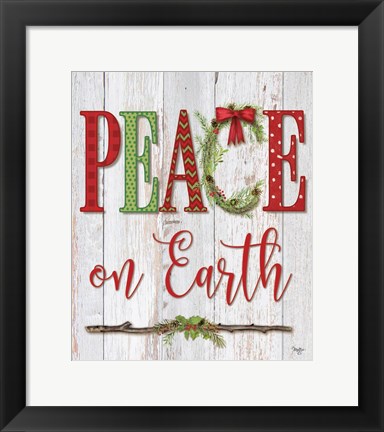 Framed Peace on Earth Print