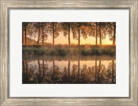 Framed Sunrise in the Netherlands Print