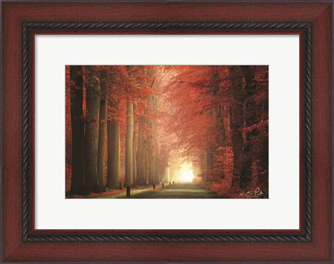 Framed Way to Red Print
