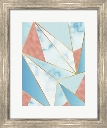 Framed Geometric Sky Print
