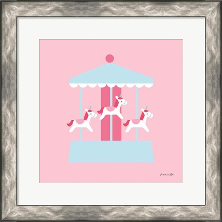 Framed Merry Go Round Print