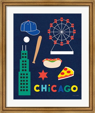 Framed City Fun Chicago Print