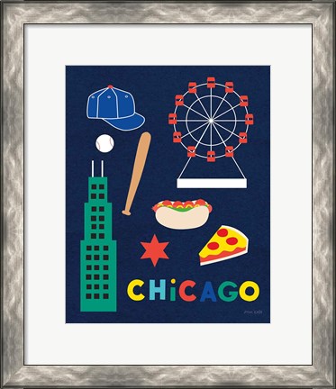 Framed City Fun Chicago Print