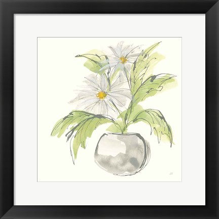 Framed Plant Daisy II Print