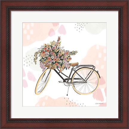Framed Sweet Paris II Bike Print