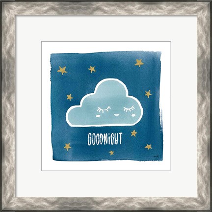Framed Night Sky Goodnight Print